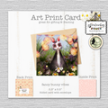 Fancy Bunny Vibes Note Card