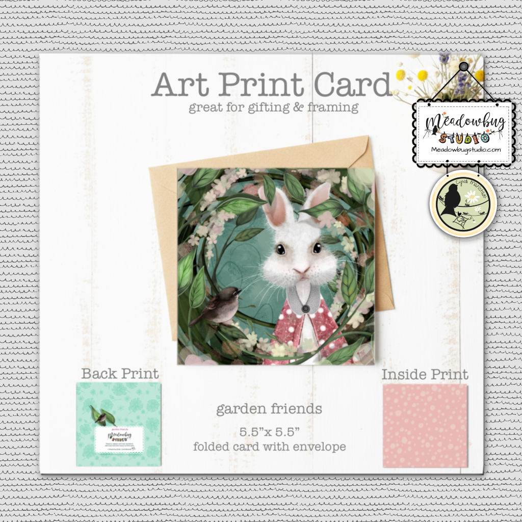Garden Friends Note Card