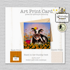 Hazel In Her Sunday Best Note Card