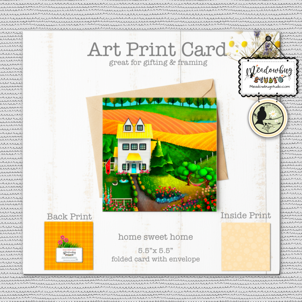 Home Sweet Home Note Card