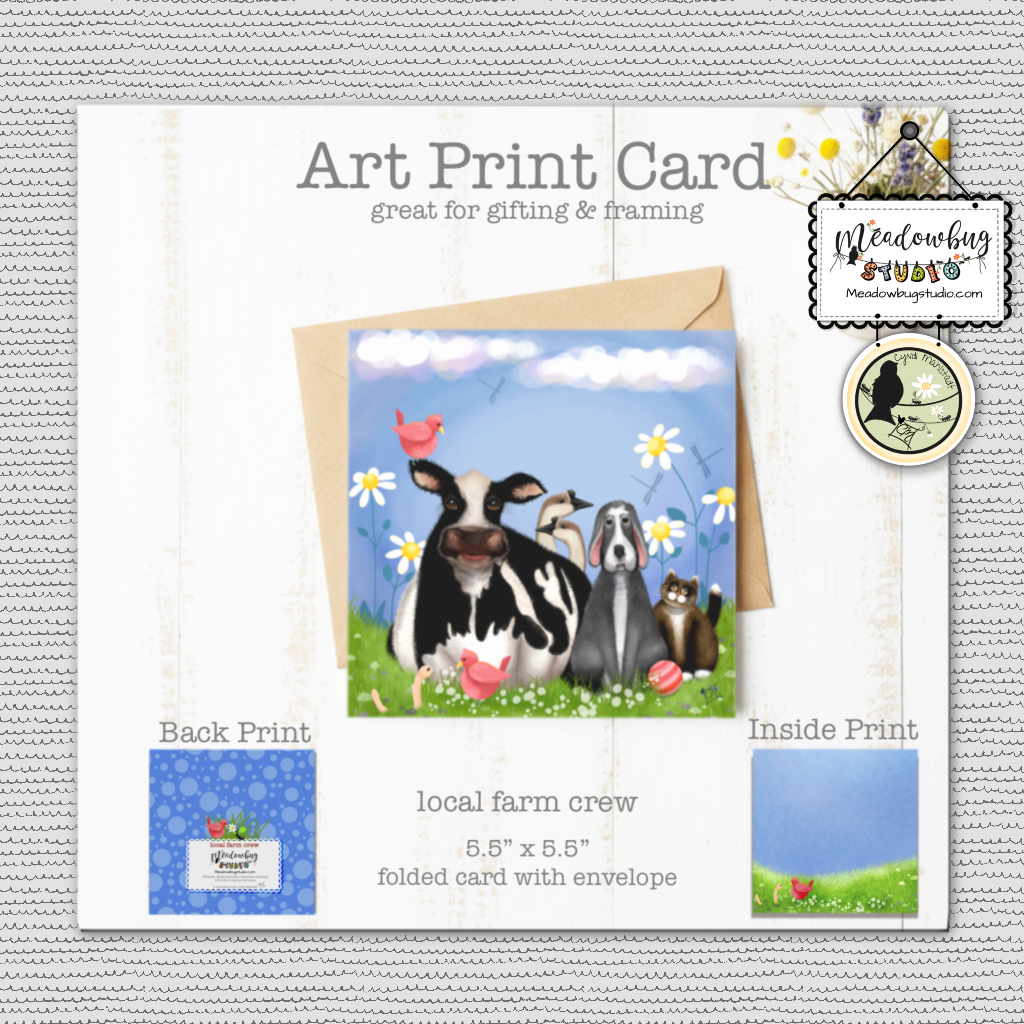 Local Farm Crew Note Card