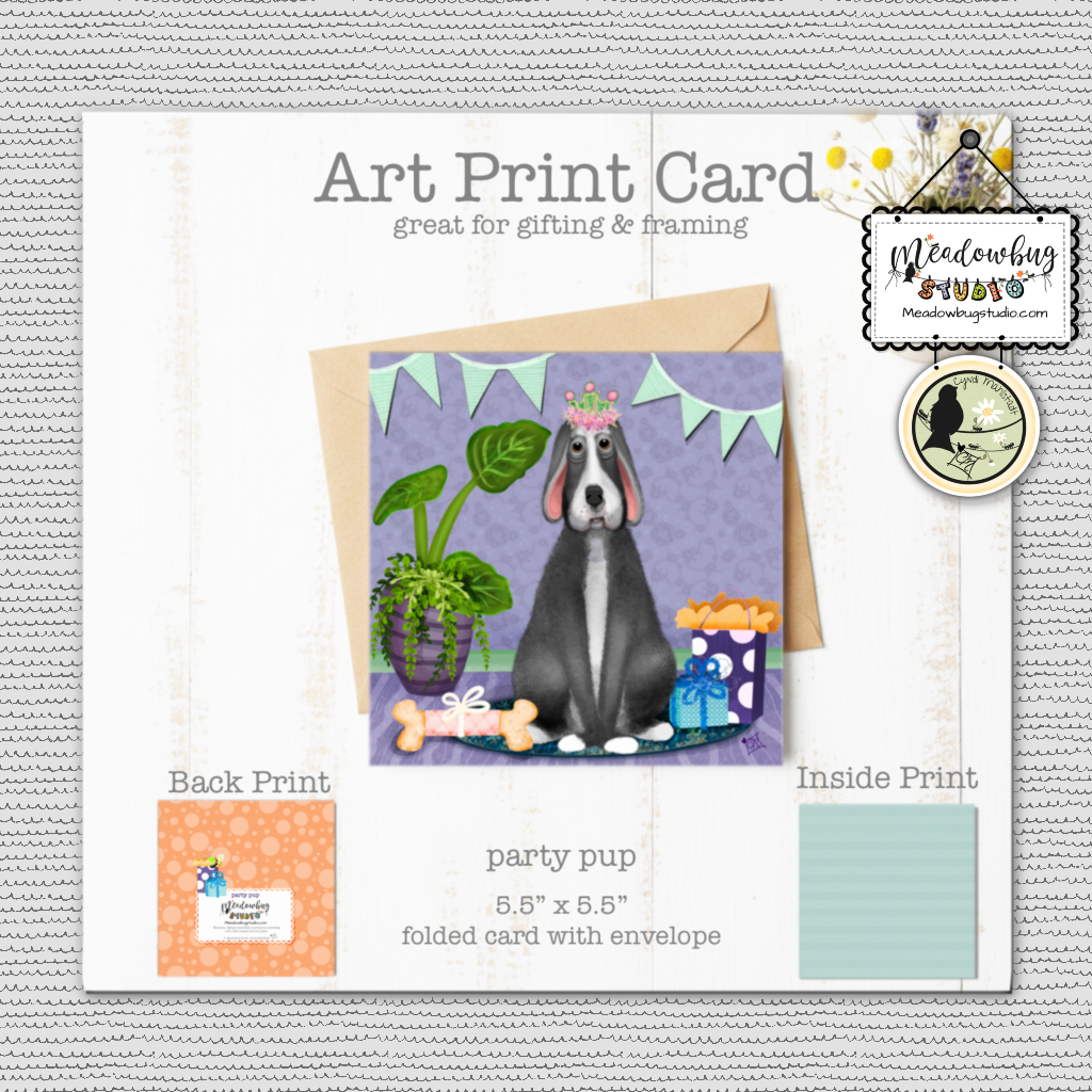 Party Pup Note Card