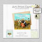 Queen For A Day Note Card