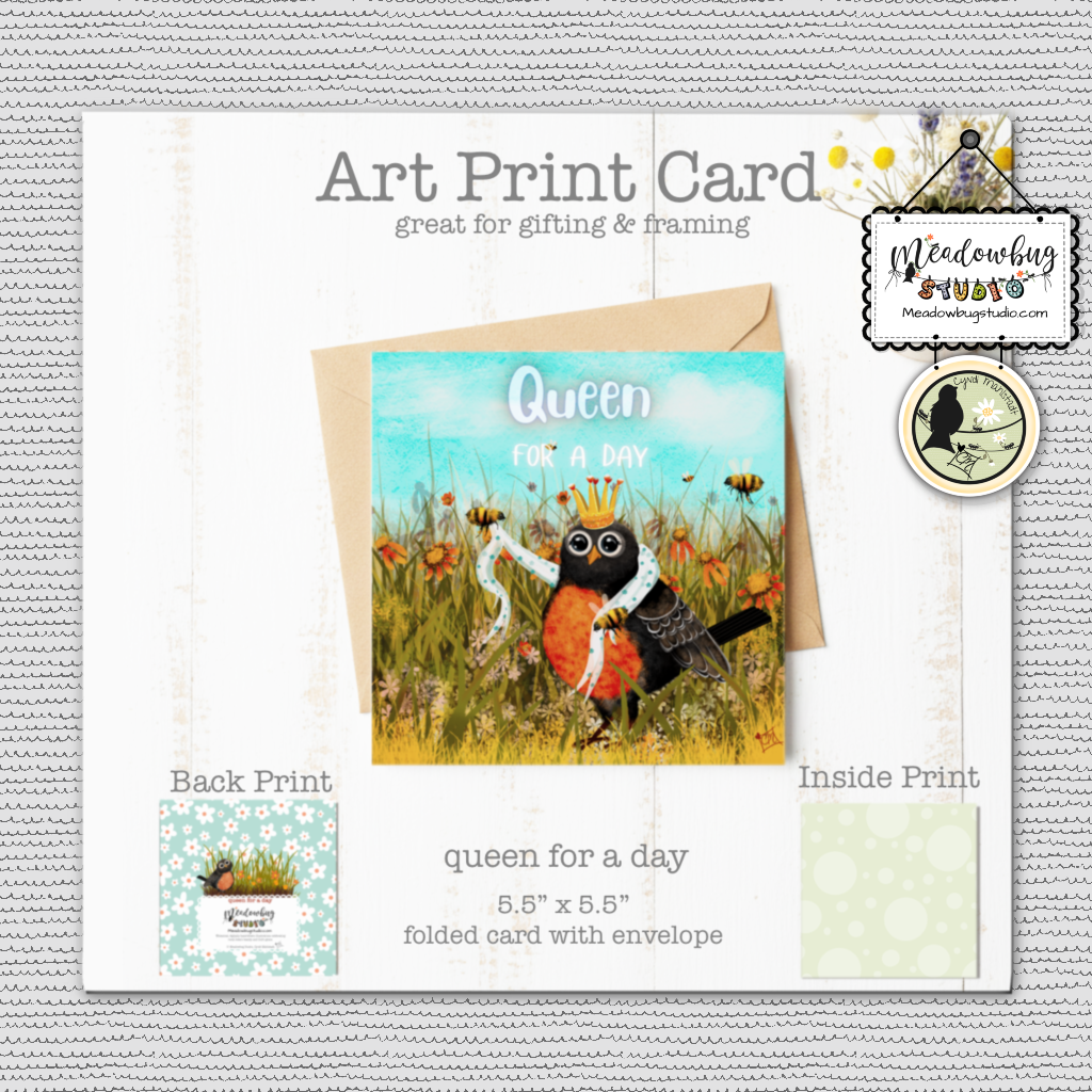 Queen For A Day Note Card