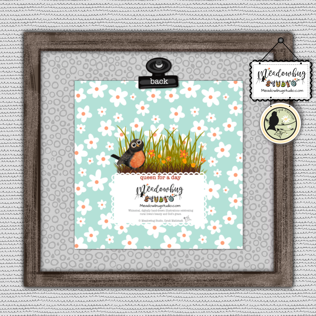 Queen For A Day Note Card