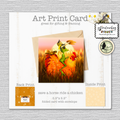Save a horse, ride a chicken!  Note Card