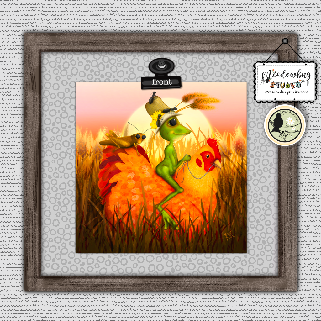 Save a horse, ride a chicken!  Note Card