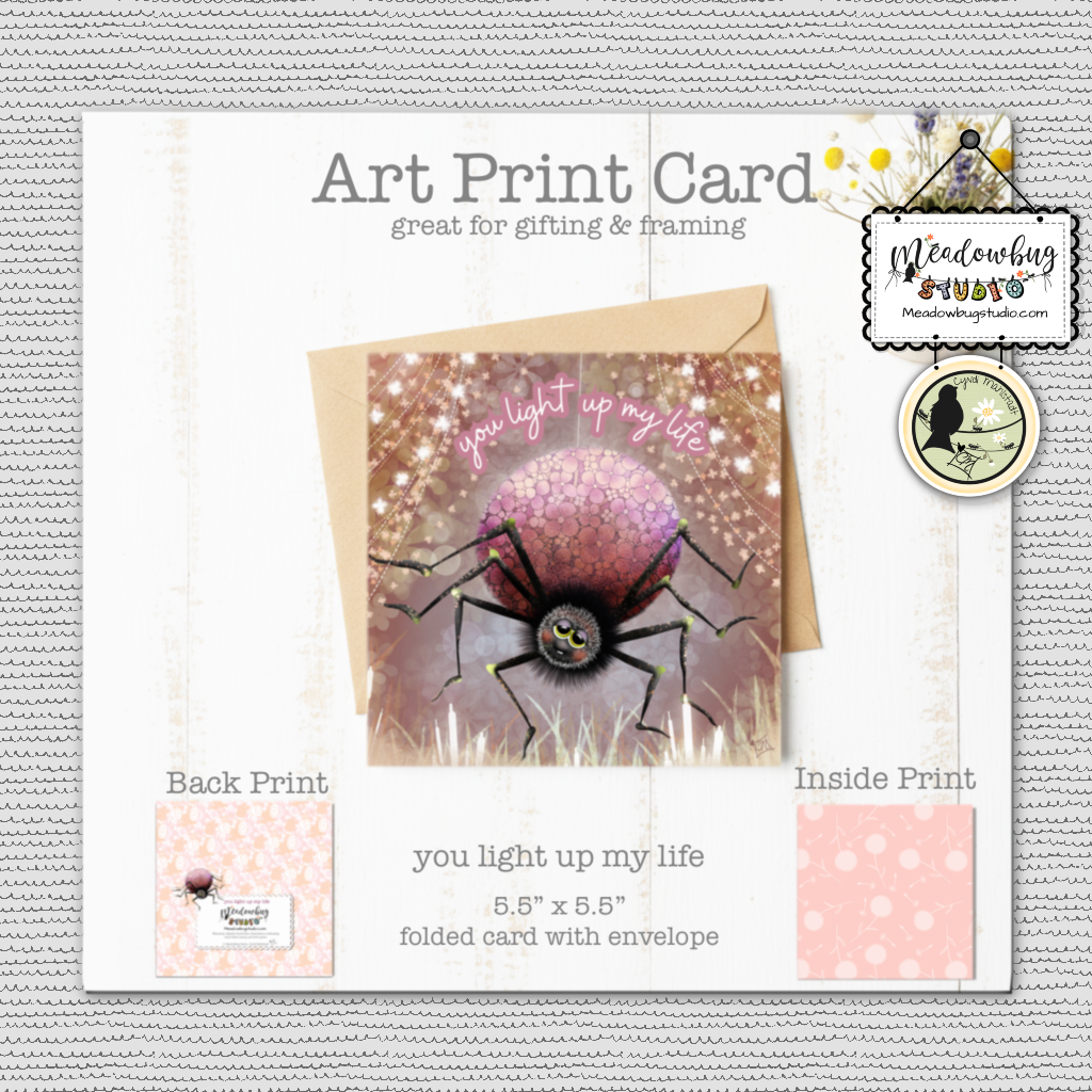 You Light Up My Life Note Card